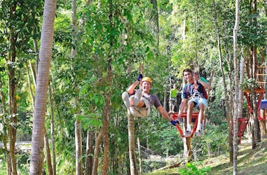 Full zipline experience in Ao Nang adventure park